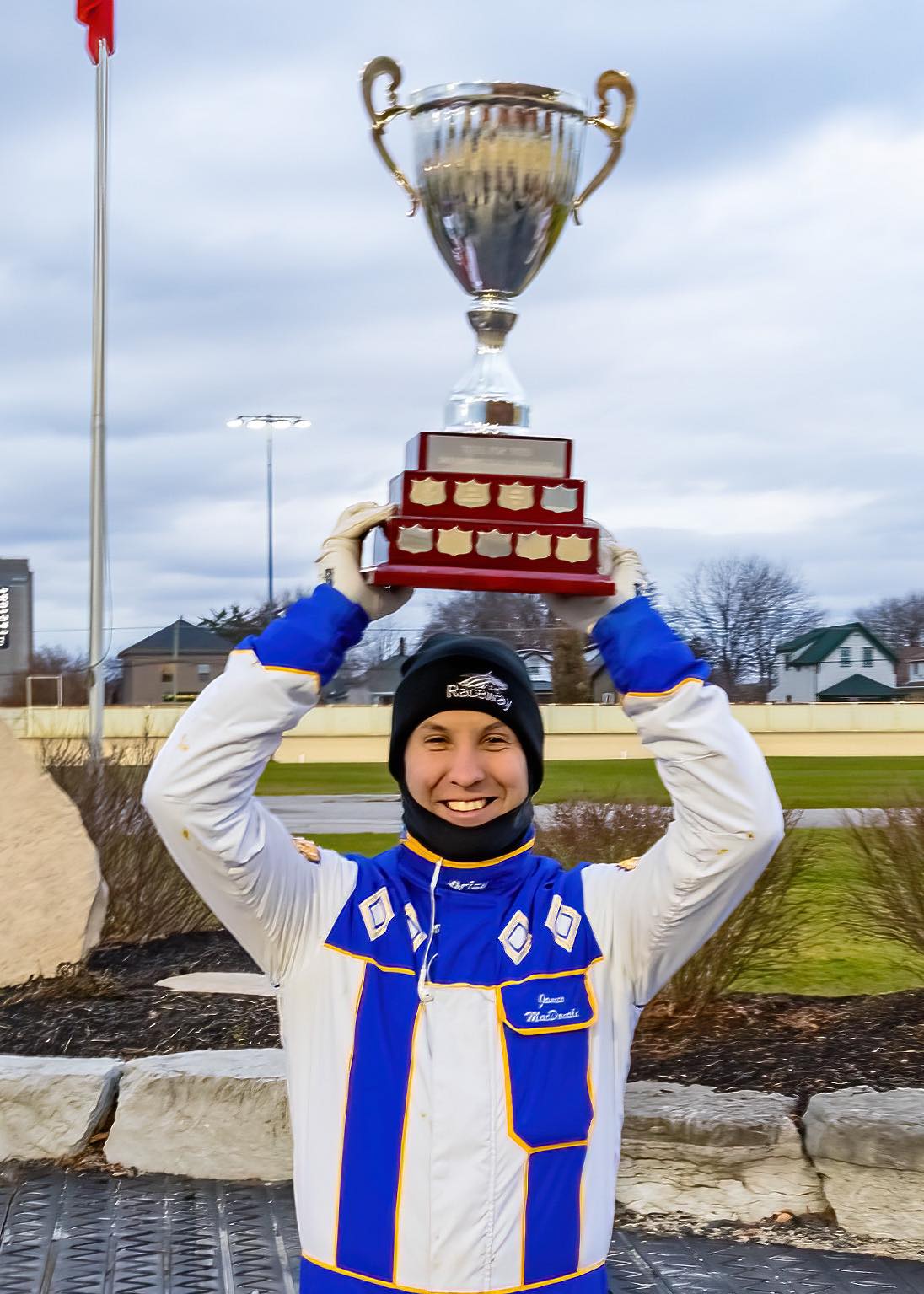 James MacDonald winner of the 4th annual Driver's Holiday Challenge